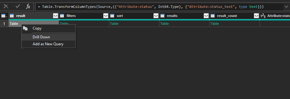 Power BI Initial Data Import